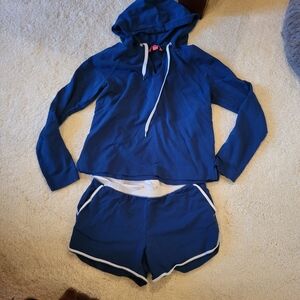 Lilly Pulitzer Luxletic Navy Lounge Set S